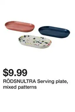 Ikea RÖDSNULTRA Serving plate, mixed patterns offer