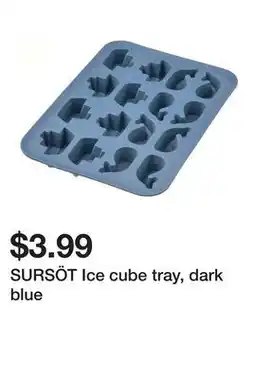 Ikea SURSÖT Ice cube tray, dark blue offer