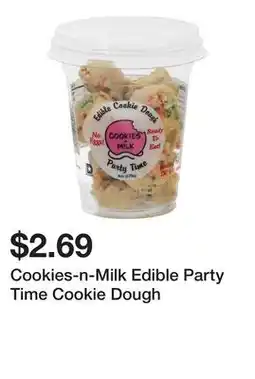 Wegmans Cookies-n-Milk Edible Party Time Cookie Dough offer