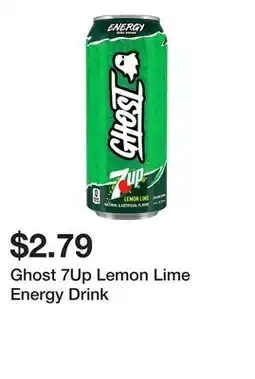 Wegmans Ghost 7Up Lemon Lime Energy Drink offer