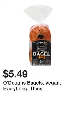 Wegmans O'Doughs Bagels, Vegan, Everything, Thins offer