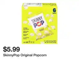 Wegmans SkinnyPop Original Popcorn offer