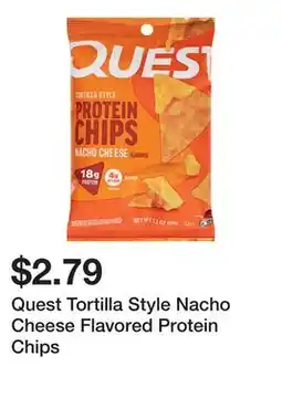 Wegmans Quest Tortilla Style Nacho Cheese Flavored Protein Chips offer