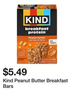 Wegmans Kind Peanut Butter Breakfast Bars offer