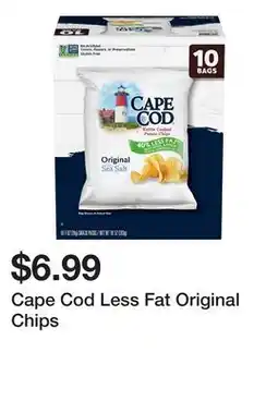 Wegmans Cape Cod Less Fat Original Chips offer