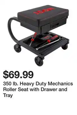 Harbor Freight Tools 350 lb. Heavy Duty Mechanics Roller Seat with Drawer and Tray offer