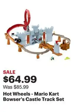 Best Buy Hot Wheels - Mario Kart Bowser's Castle Track Set offer