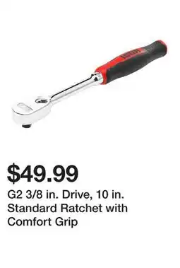 Harbor Freight Tools G2 3/8 in. Drive, 10 in. Standard Ratchet with Comfort Grip offer