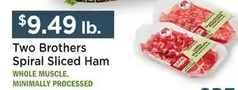 Heinen's Two Brothers Spiral Sliced Ham offer