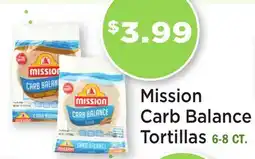 Heinen's Mission Carb Balance Tortillas offer