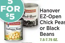 Heinen's Hanover EZ-Open Chick Peas or Black Beans offer