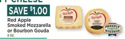 Heinen's Red Apple Smoked Mozzarella or Bourbon Gouda offer