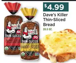 Heinen's Dave's Killer Thin-Sliced Bread offer