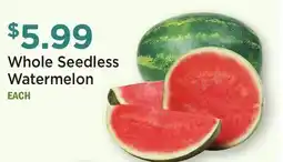 Heinen's Whole Seedless Watermelon offer