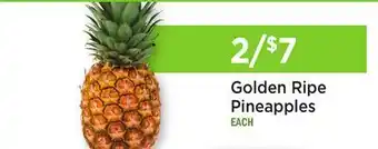 Heinen's Golden Ripe Pineapples offer