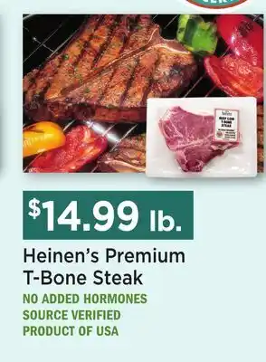 Heinen's Heinen's Premium T-Bone Steak offer