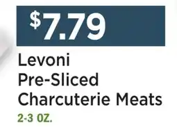 Heinen's Levoni Pre-Sliced Charcuterie Meats offer