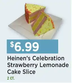 Heinen's Heinen's Celebration Strawberry Lemonade Cake Slice offer