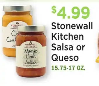 Heinen's Stonewall Kitchen Salsa or Queso offer