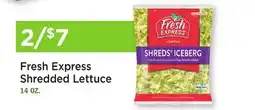 Heinen's Fresh Express Shredded Lettuce offer