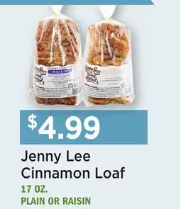 Heinen's Jenny Lee Cinnamon Loaf offer