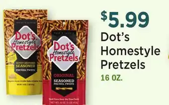 Heinen's Dot's Homestyle Pretzels offer