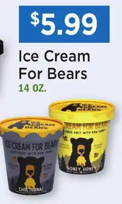 Heinen's Ice Cream For Bears offer