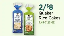 Heinen's Quaker Rice Cakes offer