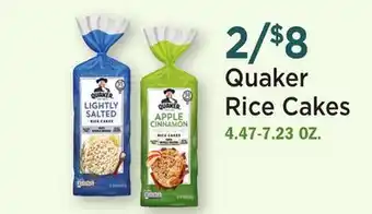Heinen's Quaker Rice Cakes offer