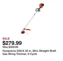 Tractor Supply Company Husqvarna 330LK 20 in. 28cc Straight Shaft Gas String Trimmer, 2-Cycle offer