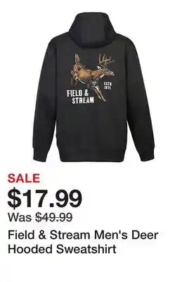 Tractor Supply Company Field & Stream Men's Deer Hooded Sweatshirt offer