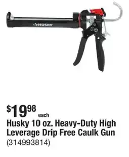 The Home Depot Husky Heavy-Duty High Leverage Drip Free Caulk Gun offer