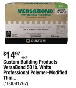 The Home Depot Custom Building Products VersaBond White Professional Polymer-Modified Thin... offer