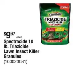 The Home Depot Spectracide 10 Ib. Triazicide Lawn Insect Killer Granules offer