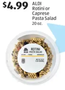 Aldi ALDI Rotini or Caprese Pasta Salad offer
