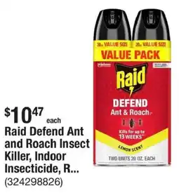 The Home Depot Raid Defend Ant and Roach Insect Killer, Indoor Insecticide, R... offer