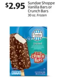 Aldi Sundae Shoppe Vanilla Bars or Crunch Bars offer