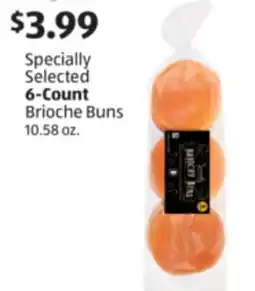 Aldi Specially Selected 6-Count Brioche Buns offer