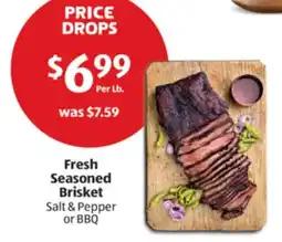 Aldi Fresh Seasoned Brisket offer