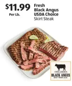 Aldi Fresh Black Angus USDA Choice Skirt Steak offer