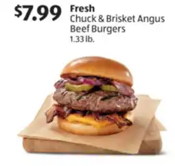 Aldi Fresh Chuck & Brisket Angus Beef Burgers offer