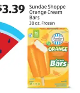 Aldi Sundae Shoppe Orange Cream Bars offer