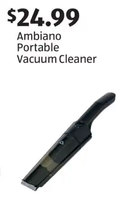 Aldi Ambiano Portable Vacuum Cleaner offer