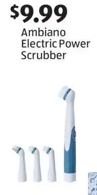 Aldi Ambiano Electric Power Scrubber offer