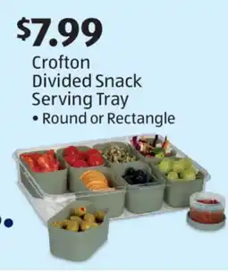 Aldi Crofton Divided Snack Serving Tray offer