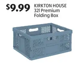 Aldi KIRKTON HOUSE 32l Premium Folding Box offer