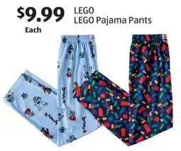Aldi LEGO Pajama Pants offer