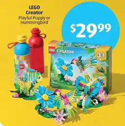 Aldi LEGO Creator Playful Puppy or Hummingbird offer