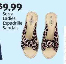 Aldi Serra Ladies' Espadrille Sandals offer