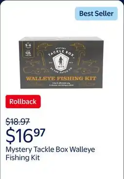 Walmart Mystery Tackle Box Regular Walleye Fishing Kit offer